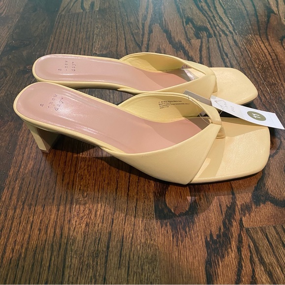 a new day Shoes - NWT Women's Annette Heels - A New Day Light
Yellow